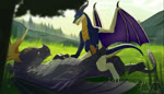 animated cowgirl_position dragon duo female feral feral_penetrated feral_penetrating forest forest_background from_front_position hi_res high_framerate male male/female mikeantilike_(artist) mythological_creature mythological_scalie mythology nature nature_background no_sound on_bottom on_top pandoraingrid_(artist) penetration plant scalie sex short_playtime tree webm