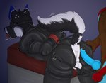 Rating: e
ID: 4751042
Date: 2024-04-29 14:37:11 -0400
Status: active
Score: 74
animal_genitalia animal_penis anthro anus arms_tied armwear backsack ball_gag balls bdsm behind_another bench bent_over bitchsuit black_body black_fur blindfold blue_body blue_ear_tips blue_fur blue_markings blue_penis bodily_fluids bondage bondage_gear bondage_gloves bound brown_body brown_fur butt butt_slap canid canine canine_genitalia canine_penis canis chastity_cage chastity_device claws clothing collar dave_wolfgang dipstick_ears dominant dominant_male drooling duo ear_markings erection fluffy fluffy_tail fur gag gagged genital_fluids genitals gradient_background hand_on_butt hands_behind_back handwear hi_res holding_object holding_riding_crop holding_whip imminent_anal isaacjexo jex knot latex latex_armwear latex_clothing latex_legwear latex_skinsuit latex_stockings legwear lube_in_ass male male/male mammal markings master/pet mostly_nude mostly_offscreen_character muffled_moaning multicolored_ears muzzle_(object) muzzled nude onomatopoeia penis petplay pisspet precum questionable_consent raised_tail rear_view red_body red_fur restrained_arms riding_crop roleplay rope saliva simple_background skinsuit slap sound_effects spanking standing stockings submissive submissive_male tail tail_restraint text three-quarter_view tight_clothing twitching whip wolf post #4751042