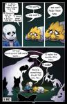 absolutedream alphys amalgamate animated_skeleton bodily_fluids bone comic comic_sans crying dialogue digital_media_(artwork) ellipsis endogeny english_text group hi_res kind lemon_bread lizard reaper_bird reptile sans_(undertale) scalie skeleton snowdrake's_mother tears text undead undertale undertale_(series)