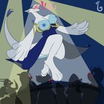 1:1 2018 absurd_res anthro barefoot big_breasts blue_clothing blue_dress blush breasts clothed clothing colored crowd dancing detailed_background digital_media_(artwork) dress exclamation_point exposed_breasts feet female fin generation_2_pokemon group heart_symbol hi_res inside keinga legendary_pokemon looking_at_breasts looking_at_own_breasts looking_at_self lugia musical_note musical_symbol nintendo nipples open_mouth outline pokemon pokemon_(species) signature singing siren_(keinga) symbol tail tail_fin wardrobe_malfunction white_body