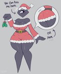 Rating: q
ID: 5346691
Date: 2025-02-02 11:26:35 -0500
Status: active
Score: 41
2023 4_fingers absurd_res accidental_holly belt big_breasts black_body black_breasts black_eyes black_skin black_text blush breasts butt butt_shot christmas christmas_clothing christmas_headwear cleavage clothed clothing digital_drawing_(artwork) digital_media_(artwork) directional_arrow english_text eyelashes female fingers floating_head glistening glistening_breasts glistening_butt glistening_eyes glistening_legs glistening_thighs grey_background grey_blush grey_text hat headgear headwear hi_res holding_holly holding_object holidays holly_(plant) humanoid looking_aside mehdrawings narrowed_eyes not_furry plant prisma_(fr0gv0re) red_clothing red_headgear red_headwear santa_hat shape_head simple_background solo speech_bubble standing text thick_thighs white_speech_bubble wide_hipped_female wide_hipped_humanoid wide_hips post #5346691