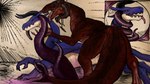 Rating: e
ID: 5610069
Date: 2025-05-30 18:57:51 -0400
Status: active
Score: 8
2_horns 4_horns ambiguous_gender bdsm blush bondage bone bound clawing_floor claws comic_panel dragon duo ear_penetration feral finger_claws glowing gummi_art hi_res horizontal_pupils horn lying magic multi_horn mythological_creature mythological_scalie mythology on_front penetration pupils scalie standing teeth teeth_showing tentacle_around_neck tentacle_in_ear tentacle_penetration tentacles tongue tongue_out trinkets vein wyrm_(character) post #5610069