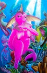 absurd_res anthozoan anthro areola basculin bedroom_eyes binacle black_eyes breasts cephalopod cnidarian coleoid coral coral_reef detailed_background eel eeveelution female feral fish frillish generation_1_pokemon generation_2_pokemon generation_3_pokemon generation_5_pokemon generation_6_pokemon generation_7_pokemon gorebyss group gyarados hi_res huntail kami_writer magikarp marine milotic mollusk moray_eel narrowed_eyes nintendo nipples octillery octopodiform octopus pink_areola pink_body pink_nipples pokemon pokemon_(species) pupils red-striped_basculin remoraid sea seaweed seductive shiny_pokemon solo_focus tail tail_motion traditional_media_(artwork) tropical underwater vaporeon water white_pupils wishiwashi wishiwashi_(solo_form)