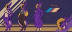 Rating: q
ID: 4919731
Date: 2024-07-14 23:30:10 -0400
Status: active
Score: 10
absurd_res anthro areola big_butt biped blonde_hair blue_stripes breasts butt camel_toe clothed clothing colored digital_media_(artwork) digitigrade dragon english_text farry farrythedragon feet female female_anthro hair heterochromia hi_res hindpaw looking_at_viewer markings model_sheet mythological_creature mythological_scalie mythology nipple_tape nipples open_mouth partially_clothed pasties paws purple_body purple_scales pussy_tape scales scalie simple_background solo standing striped_markings stripes tail tape teeth text tongue undercut undercut_hair post #4919731
