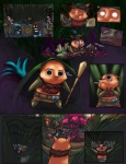 anthro comic dialogue digital_media_(artwork) english_text fungus group hi_res league_of_legends male minion_(lol) mushroom riot_games solo_focus sona_(lol) teemo_(lol) tencent text thanekats yordle