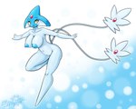 2020 2_tails 3_fingers areola artist_name azelf big_breasts blue_areola blue_body blue_nipples breasts digital_media_(artwork) english_text eyebrows eyelashes featureless_feet feet female fingers forehead_gem gem generation_4_pokemon genitals hi_res humanoid latiar legendary_pokemon looking_at_viewer multi_tail nintendo nipples nude number open_mouth open_smile pokemon pokemon_(species) pose pussy red_gem simple_background smile solo tail text tongue white_sclera yellow_eyes