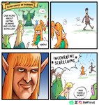 Rating: s
ID: 4911217
Date: 2024-07-10 20:55:00 -0400
Status: active
Score: 128
2024 arthropod avian beard bird butterfly circlet clothed clothing colored comic dialogue digital_media_(artwork) dress elf elf_(merrivius) elf_comic english_text exclamation_point facial_hair female fully_clothed green_beard green_clothing green_dress green_facial_hair group hair hi_res high_priestess_(merrivius) holding_object holding_staff human human_(merrivius) humanoid huntress_(merrivius) insect lepidopteran long_hair male mammal merrivius not_furry orange_hair speech_bubble staff tan_body tan_skin text post #4911217