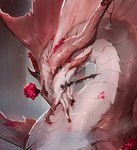 Rating: s
ID: 5603158
Date: 2025-05-27 21:10:17 -0400
Status: active
Score: 56
ambiguous_gender blue_eyes bust_portrait dragon echofey european_mythology feral flower frill_(anatomy) head_crest head_frill hi_res horn mythological_creature mythological_scalie mythology pink_body pink_scales plant portrait rose_(flower) scales scalie solo western_dragon post #5603158