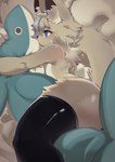 Rating: s
ID: 5327730
Date: 2025-01-24 12:27:35 -0500
Status: active
Score: 115
2024 absurd_res anthro bed black_clothing black_legwear black_thigh_highs blahaj blue_eyes blue_hair blush clothing codey_(codel1ne) cuddling digital_media_(artwork) eevee femboy fluffy fluffy_mane fluffy_tail fur furniture generation_1_pokemon grey_body grey_fur hair hi_res high-angle_view hug ikea legwear looking_at_another lying male markings milkyshh nintendo on_bed on_side plushie pokemon pokemon_(species) solo tail tail_markings thigh_highs white_body white_fur white_tummy post #5327730