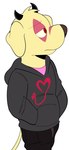 Rating: s
ID: 5645332
Date: 2025-06-15 23:49:57 -0400
Status: active
Score: 3
2025 2_horns anthro beargarbage bird_dog black_bottomwear black_clothing black_hoodie black_horn black_pants black_topwear blonde_hair bottomwear brown_nose canid canine canis clothing demon digital_media_(artwork) domestic_dog eye_markings fan_character fur hair half-closed_eyes hand_in_pocket helluva_boss hi_res hoodie horn hunting_dog hybrid jack_kibou_(beargarbage) labrador looking_away male mammal markings multicolored_clothing multicolored_topwear narrowed_eyes pants pink_clothing pink_topwear pockets red_clothing red_eyes red_hoodie red_topwear retriever simple_background solo standing tail topwear two_tone_clothing two_tone_hoodie two_tone_topwear white_background yellow_body yellow_ears yellow_fur yellow_tail post #5645332