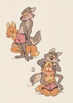 Rating: q
ID: 3367552
Date: 2022-06-01 21:50:05 -0400
Status: active
Score: 196
2022 3_toes 4_fingers absurd_res anthro barefoot black_nose blush blush_lines boxers_(clothing) breasts brown_body brown_fur bulge canid canine canis chest_tuft claws cleavage clenched_teeth clothed clothed/nude clothed_male clothing clothing_theft covering covering_another covering_breasts covering_crotch covering_self crossed_arms crouching diane_foxington dreamworks duo edtropolis eyebrow_piercing eyebrows facial_piercing feet female fingers fox fur grin hand_on_head heart_boxers heart_clothing heart_symbol heart_underwear hi_res hindpaw holding_clothing holding_object holding_underwear humanoid_hands inner_ear_fluff kneeling looking_at_bulge male male/female mammal mr._wolf_(the_bad_guys) multiple_images narrowed_eyes nervous nervous_smile nude orange_body orange_fur paws piercing pink_boxers pink_clothing pink_nose pink_underwear pose raised_tail signature smile standing stealing tail teasing teeth the_bad_guys tiptoes toe_claws toes topless topless_anthro topless_male tuft underwear underwear_only wide_eyed wolf yellow_eyes post #3367552
