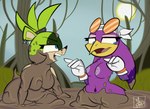 Rating: q
ID: 5254639
Date: 2024-12-20 13:22:43 -0500
Status: active
Score: 21
absurd_res afrosoricid anthro areola avian beak bird blue_eyes breasts digital_media_(artwork) dirty duo ear_piercing eyelashes eyewear female female/female green_body hi_res hirundinid idw_publishing mammal messy mud mud_bath mud_covered muddy navel nipples nude open_mouth oscine overweight overweight_female passerine piercing plant purple_body sebaku sega slightly_chubby slim small_areola sonic_riders sonic_the_hedgehog_(comics) sonic_the_hedgehog_(idw) sonic_the_hedgehog_(series) surge_the_tenrec swallow_(bird) teeth tenrec tree wam wave_the_swallow post #5254639