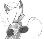 alternate_costume anthro big_breasts breasts canid canine canis clothed clothing digital_drawing_(artwork) digital_media_(artwork) female fur gloves hair handwear hi_res icydirtball idw_publishing looking_at_viewer mammal monochrome nipples sega shaded sketch solo sonic_the_hedgehog_(comics) sonic_the_hedgehog_(idw) sonic_the_hedgehog_(series) swimwear translucent translucent_clothing whisper_the_wolf wolf