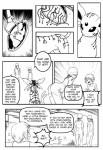 ambiguous_gender black_and_white comic eeveelution english_text espeon eudetenis female feral generation_2_pokemon hi_res human machine male mammal monochrome nintendo pinheadchains pokemon pokemon_(species) text translated