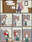 2011 3:4 anthro babystar biped clothing comic detailed_background dialogue digital_media_(artwork) english_text female fur gemma_polson hair hi_res mammal rodent sciurid shirt solo text topwear tree_squirrel