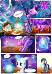 2017 absurd_res chilllum comic digital_media_(artwork) english_text equid equine female feral friendship_is_magic glowing glowing_eyes hasbro hi_res horn light262 mammal my_little_pony mythological_creature mythological_equine mythology pegasus princess_tempora rainbow_dash_(mlp) rarity_(mlp) shaded speech_bubble text twilight_sparkle_(mlp) unicorn url white_eyes winged_unicorn wings