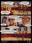 anthro cheetah comic dialogue disney dreadlocks english_text felid feline female group gym hi_res hyena jace_apollo jasiri_(the_lion_guard) leopardus lion male male/female mammal ocelot pantherine profanity running student text the_lion_guard the_lion_king vitani_(the_lion_king) young