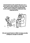 anthro back_cover black_and_white bodily_fluids broom chair cleaning cleaning_tool cover duo english_text female feral furniture generation_7_pokemon genital_fluids genitals hi_res lurantis male monochrome nintendo not_a_furfag penis pokemon pokemon_(species) precum rapist_salandit_(not_a_furfag) reading salandit simple_background sitting sofa tapering_penis text thank_you tongue tongue_out