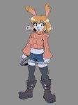 Rating: s
ID: 5616762
Date: 2025-06-02 15:57:42 -0400
Status: active
Score: 4
absurd_res anthro belt boots bottomwear clothing denim denim_bottomwear denim_clothing denim_shorts ear_piercing female footwear heart_symbol hi_res humanoid lagomorph legwear leporid mammal nrok piercing rabbit shoes shorts solo speech_bubble studded_belt studs sweater thigh_highs topwear turtleneck post #5616762