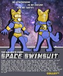 Rating: q
ID: 5412873
Date: 2025-03-04 23:47:53 -0500
Status: active
Score: 0
absurd_res advertisement anthro armor bikini breasts breathing_apparatus canid canine clothing english_text fake_advertisement female fox front_view half-closed_eyes headgear helmet hi_res in_universe_ad krystal_(star_fox) mammal modelling narrowed_eyes nintendo photo_background photography_(artwork) pinup pose poster small_breasts solo star_fox str8aura-no-not-that-one swimwear text turning_around two-piece_swimsuit visor post #5412873