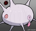 animal_genitalia anus arthropod arthropod_webbing bound cascoon erection feral generation_3_pokemon genitals hi_res insect looking_at_viewer looking_back male nintendo penis pokemon pokemon_(species) puffy_anus rapistwerewolf rear_view simple_background small_penis solo