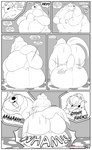 abdominal_bulge absurd_res anal anal_penetration anthro anthro_on_anthro anthro_penetrated anthro_penetrating anthro_penetrating_anthro balls big_balls big_penis bodily_fluids cock_and_ball_torture comic dialogue duo english_text genital_fluids genital_torture genitals greeting half-closed_eyes hi_res huge_balls huge_penis hyena hyper hyper_balls hyper_genitalia hyper_penis jeffrey_taggart larger_male larger_penetrated looking_pleasured male male/male male_penetrated male_penetrating male_penetrating_male mammal meme mustelid narrowed_eyes no_nut_november obese obese_male on_bottom on_top open_mouth otter overweight overweight_male penetration penile penile_penetration penis precum profanity reverse_cowgirl_position sex simple_background sitting_on_balls size_difference smaller_male sound_effects spiral_eyes text thewilldpink tongue tongue_out