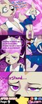 abstract_background absurd_res aggretsuko anthro artifact_the_fox big_breasts big_ears black_nose blue_clothing blue_shirt blue_topwear bottomwear brainwashing breast_grab breasts broken_glass brown_body brown_fur canid canine clothed clothing collared_shirt comic corrupted corruption dialogue dominant dominant_male duo english_text female fennec_fox fenneko finger_on_pussy fingering fluffy fluffy_tail footwear fox full-length_portrait fur glass glowhorn grabbing_head grope hand_on_breast hand_on_shoulder head_grab hi_res high_heels hypnosis imminent_sex male male/female mammal mind_control nervous nipples office office_clothing open_mouth pink_eyes portrait pupils red_body red_fur sanrio scared scared_expression scared_face shirt shoes simple_background skirt small_pupils spiral_background spiral_eyes spiral_pupils submissive submissive_female tail text topwear trance true_fox white_body white_clothing white_fur white_shirt white_topwear