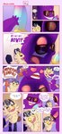 absurd_res anthro asderzx bite bodily_fluids charmander comic dialogue dildo dr._ginger_(asderzx) drooling duo english_text eyewear flashback galarian_form galarian_meowth generation_1_pokemon generation_8_pokemon gengar glasses hi_res male nintendo pinching_cheeks pokemon pokemon_(species) regional_form_(pokemon) saliva sex_toy sweet_(asderzx) tears teeteeh_(asderzx) text tongue