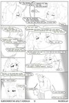 absurd_res anthro antlers azrealm azrealm1 black_and_white bodily_fluids canid canine canis clothing comforting comic deer dialogue domestic_dog duo english_text female hi_res hooves horn hug husky incest_(lore) leggings legwear male male/female mammal manga_style monochrome motherly nordic_sled_dog paws speech_bubble spitz tail tears teeth text