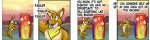 abstract_background anthro bandanna base_one_layout black_eyes brown_body brown_fur canid canine canis canyon clenched_teeth clothing colored colored_sketch comic coyote coyoteville dialogue digital_drawing_(artwork) digital_media_(artwork) english_text feet four_frame_image fur gradient_sky humor innuendo kerchief male mammal multicolored_body multicolored_fur one_row_layout onomatopoeia outside pink_sky repeated_text sean_o'desse shaded sketch sky solo sound_effects source_request stevethedragon sunset tail tan_body tan_fur teeth text the_truth two_tone_body two_tone_fur vending_machine warm_colors yellow_sky