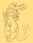 arm_fins bound breasts buizel clothing cocoamilki encasement english_text female feral fin flora_(cocoamilki) flotation_sac flower forked_tail generation_4_pokemon infinity_bulge infinity_symbol latex_suit lock markings monochrome nintendo null_bulge padlocked_collar pawpads permagrin plant pokemon pokemon_(species) sketchy solo suit suiting symbol tail text unusual_anatomy unusual_tail whisker_markings yellow_and_black