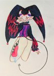 Rating: q
ID: 5609049
Date: 2025-05-30 10:41:23 -0400
Status: pending
Score: 2
absurd_res bingo_(eyelexie) bodily_fluids butt clothing clown_makeup colored_pencil_(artwork) demon drooling eyelexie female fool's_hat hat headgear headwear hi_res humanoid jester presenting presenting_hindquarters saliva solo thigh_mouth traditional_media_(artwork) post #5609049