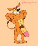 Rating: e
ID: 5551794
Date: 2025-05-05 22:10:01 -0400
Status: active
Score: 2
abs absurd_res activision anthro armpit_hair balls barazoku big_penis body_hair crash_bandicoot_(series) dasyuromorph flexing_muscles genitals hi_res huge_penis humanoid_genitalia humanoid_penis looking_at_viewer male mammal marsupial muscular nipples pecs penis pubes smile smiling_at_viewer solo stretching_arms supersonicparty18 tail thick_thighs tiny_tiger vein veiny_penis post #5551794