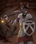 Rating: q
ID: 4096593
Date: 2023-06-07 07:16:33 -0400
Status: active
Score: 6
2015 anthro antlers armor background_character blood blood_on_face bodily_fluids cervine cleric clothed clothing deer dragon european_mythology eye_scar facial_scar fantasy fantasy_weapon fur grey_body grey_fur hi_res holy_symbol horn mace male mammal melee_weapon mythological_creature mythological_scalie mythology orange_eyes ra'deer scalie scar shield solo weapon western_dragon post #4096593