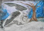 Rating: s
ID: 5321133
Date: 2025-01-21 03:14:43 -0500
Status: active
Score: 0
2011 ambiguous_gender artist_logo black_nose canid canine collar dated feathered_wings feathers feral fur glistening glistening_eyes green_eyes grey_wings kola_(artist) logo mammal mouth_closed plant solo spiked_collar spikes traditional_media_(artwork) tree white_body white_fur wings post #5321133