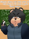 Rating: s
ID: 5190527
Date: 2024-11-18 17:26:51 -0500
Status: active
Score: 3
3:4 anthro bear black_body english_text eyes_closed hi_res male mammal math multicolored_body serious serious_face solo text two_tone_body ugly-rat15508 william_(ugly-rat15508) post #5190527