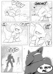 anon anthro bag clothing comic dialogue digital_media_(artwork) english_text featureless_chest female forest generation_1_pokemon group hat headgear headwear hi_res human hypno_(pokemon) male mammal monochrome nidoqueen nintendo plant pokemon pokemon_(species) queenie_(shoutingisfun) shoutingisfun text tree