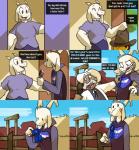 accent anthro asriel_dreemurr boss_monster_(undertale) bovid caprine comic delta_rune_(emblem) dessert english_text facial_hair female food frisk_(undertale) fur hi_res horn human ice_cream lol_comments long_ears male mammal mother_(lore) mother_and_child_(lore) mother_and_son_(lore) mustache parent_(lore) parent_and_child_(lore) parent_and_son_(lore) potoobrigham sibling_(lore) son_(lore) symbol text toriel undertale undertale_(series) white_body white_fur