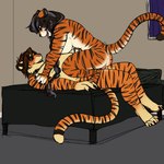 1:1 4_toes 5_fingers age_difference aife_(wolfpack67) anthro anthro_on_anthro anthro_penetrated anthro_penetrating anthro_penetrating_anthro bed big_breasts black_hair black_stripes blush breasts brown_hair butt duo feet felid female female_on_top female_penetrated fingers freelapse from_front_position fur furniture genitals hair hindpaw humanoid_hands lying lying_on_bed male male/female male_on_bottom male_penetrating male_penetrating_female mammal mature_anthro mature_female multicolored_body multicolored_fur nude older_female on_back on_bed on_bottom on_top open_mouth open_smile orange_body orange_fur overweight overweight_anthro overweight_male pantherine pat_(wolfpack67) paws penetration penile penile_penetration penis penis_in_pussy pussy reverse_missionary_position sex smile striped_body striped_fur stripes tan_body tan_fur tiger toes tongue tongue_out two_tone_body two_tone_fur vaginal vaginal_penetration white_body white_fur younger_male