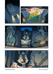 anthro canid canine canis canyne_khai car comic english_text female hi_res inside_car inside_vehicle male mammal map night rook_(canyne_khai) text url vehicle wolf young