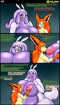 absurd_res al_gx anthro anthrofied big_breasts big_butt breast_grab breast_play breast_suck breasts butt comic dialogue dragon duo english_text eyewear fan_character female femboy generation_5_pokemon generation_6_pokemon goo_creature goodra hand_on_breast hi_res lagomorph legendary_pokemon leporid male male/female mammal mature_anthro mature_female mommy_kink mythological_creature mythological_scalie mythology nintendo nipples nude opal_(al_gx) overweight overweight_anthro overweight_female pokemon pokemon_(species) pokemorph pseudo_hair rabbit rear_view robin_(hazby) scalie sex slightly_chubby slightly_chubby_female squish story sucking tail text victini yellow_body