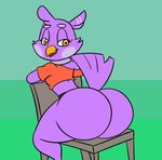 Rating: q
ID: 5593216
Date: 2025-05-23 16:55:51 -0400
Status: active
Score: 33
2022 2d_animation 83exor animated anthro avian beak big_butt bird bottomless brown_eyes butt chair cheek_spots clothed clothing eyebrows eyelashes feathers female furniture green_background half-closed_eyes head_tuft huge_butt melissa_morgan narrowed_eyes on_chair orange_clothing purple_tail shaking_butt shirt short_playtime simple_background sitting sitting_on_chair smile solo super_planet_dolan tail tail_feathers tank_top thick_thighs topwear tuft yellow_beak post #5593216
