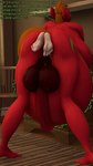 3d_(artwork) 4k 9:16 absurd_res ambiguous_gender anal anal_vore animal_genitalia animal_penis anthro anthrofied backsack balls bed bedroom belly bent_over big_balls big_belly big_breasts big_macintosh_(mlp) blonde_hair breasts coriponer crossgender cutie_mark dialogue digital_media_(artwork) duo earth_pony english_text equid equine equine_genitalia equine_penis erection feet friendship_is_magic furniture genitals green_eyes gynomorph hair hasbro head_in_ass hi_res horn horse huge_belly huge_breasts humanoid_feet hyper hyper_belly intersex mammal mti_crossgender my_little_pony mythology penis plantigrade pony profanity red_body tail text vore white_body yellow_tail