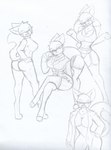 anthro bedroom_eyes big_breasts bra breasts canid canine cleavage clothed clothing dipstick_tail disney eyeliner female fox garter_belt garter_straps hi_res legwear lingerie looking_at_viewer makeup mammal markings narrowed_eyes pace-maker scarlett_(yitexity) seductive simple_background sketch smile smug solo stockings tail tail_markings thick_thighs underwear zootopia