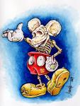 2009 animated_skeleton anthro biped bone bottomwear clothing disney footwear gloves handwear mammal marcelo_lopes mickey_mouse mouse murid murine rodent shoes shorts skeleton solo undead what_has_science_done