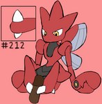 ambiguous_gender digital_media_(artwork) duo erection feet foot_fetish foot_play footjob generation_2_pokemon genitals hashtag hi_res id_number male male/ambiguous nintendo number penis pokemon pokemon_(species) red_body scizor secretsableye sex simple_background toes wings yellow_eyes