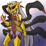 1:1 alternate_species cosplay female generation_4_pokemon giratina hair hitec human humanized legendary_pokemon long_hair mammal nintendo origin_forme_giratina pokemon pokemon_(species) solo white_hair