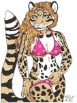 Rating: q
ID: 5094997
Date: 2024-10-05 03:28:41 -0400
Status: active
Score: 22
anthro bikini bikini_bottom bikini_top breasts brown_eyes brown_hair clothed clothing clouded_leopard felid feline female fur hair leopard leopard_spots leopard_tail looking_at_viewer mammal markings navel pantherine pinup pose signature simple_background solo spots spotted_body spotted_fur swimwear tail tan_body tan_fur terrie_smith traditional_media_(artwork) two-piece_swimsuit white_body white_fur post #5094997