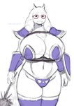 Rating: q
ID: 4575308
Date: 2024-02-03 11:00:49 -0500
Status: active
Score: 134
2024 2_horns absurd_res anthro armor artist_name big_breasts bikini_armor biped bovid breasts caprine chest_tuft cleavage clothed clothing eyewear fangs female female_anthro fingers floppy_ears fur glasses goat hi_res holding_mace holding_object holding_weapon horn huge_breasts legwear lemonbizate lop_ears mace mammal melee_weapon midriff navel pauldron portrait red_eyes simple_background sketch skimpy solo straps teeth text thick_thighs thigh_highs three-quarter_portrait toriel tuft unconvincing_armor undertale_(series) vambrace weapon white_background white_body white_ears white_face white_fur white_horn post #4575308