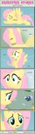 absurd_res apple bandage bandaged_horn black_border border cloud comic concern cutie_mark dialogue duo english_text equid equine estories eyes_closed feathered_wings feathers female feral fluttershy_(mlp) food friendship_is_magic fruit hasbro hi_res horn looking_back mammal my_little_pony mythological_creature mythological_equine mythology offscreen_character outside pegasus plant ponyville silverlay_(estories) text unicorn url wide_eyed wings yellow_body yellow_feathers yellow_wings